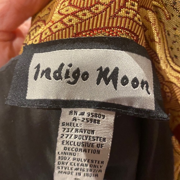 Vintage indigo moon chenille blazer - Picture 4 of 4
